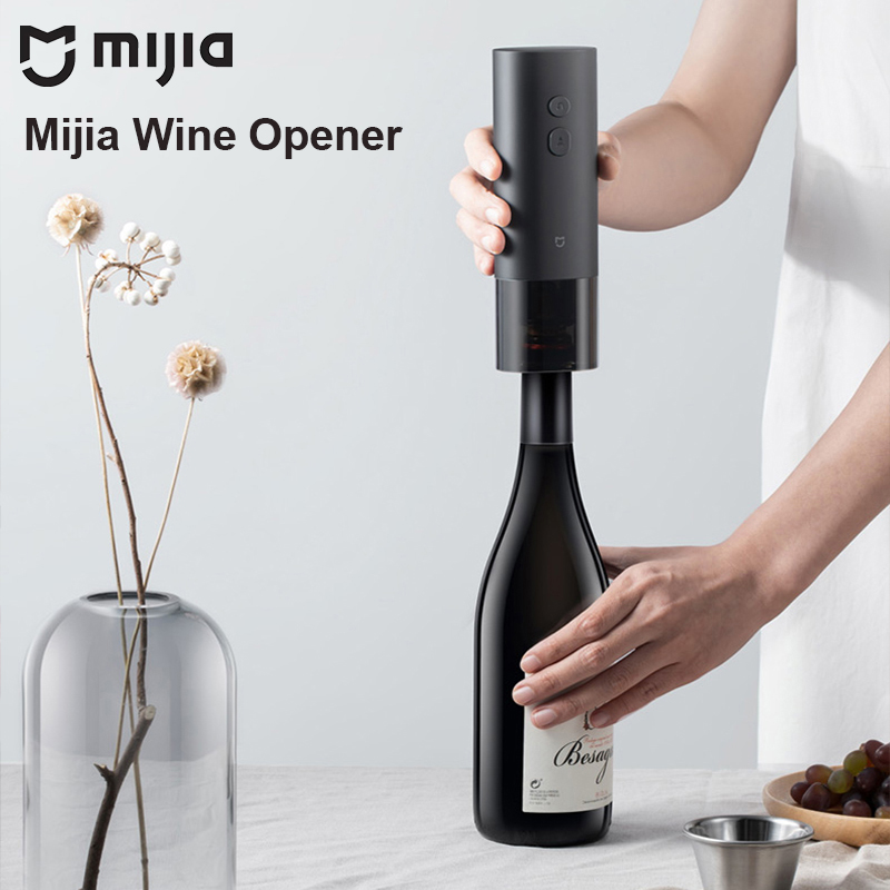 Kitchen Gadgets Needed - MIJIA Elektrischer Weinflaschenöffner mit Folienabschneider -