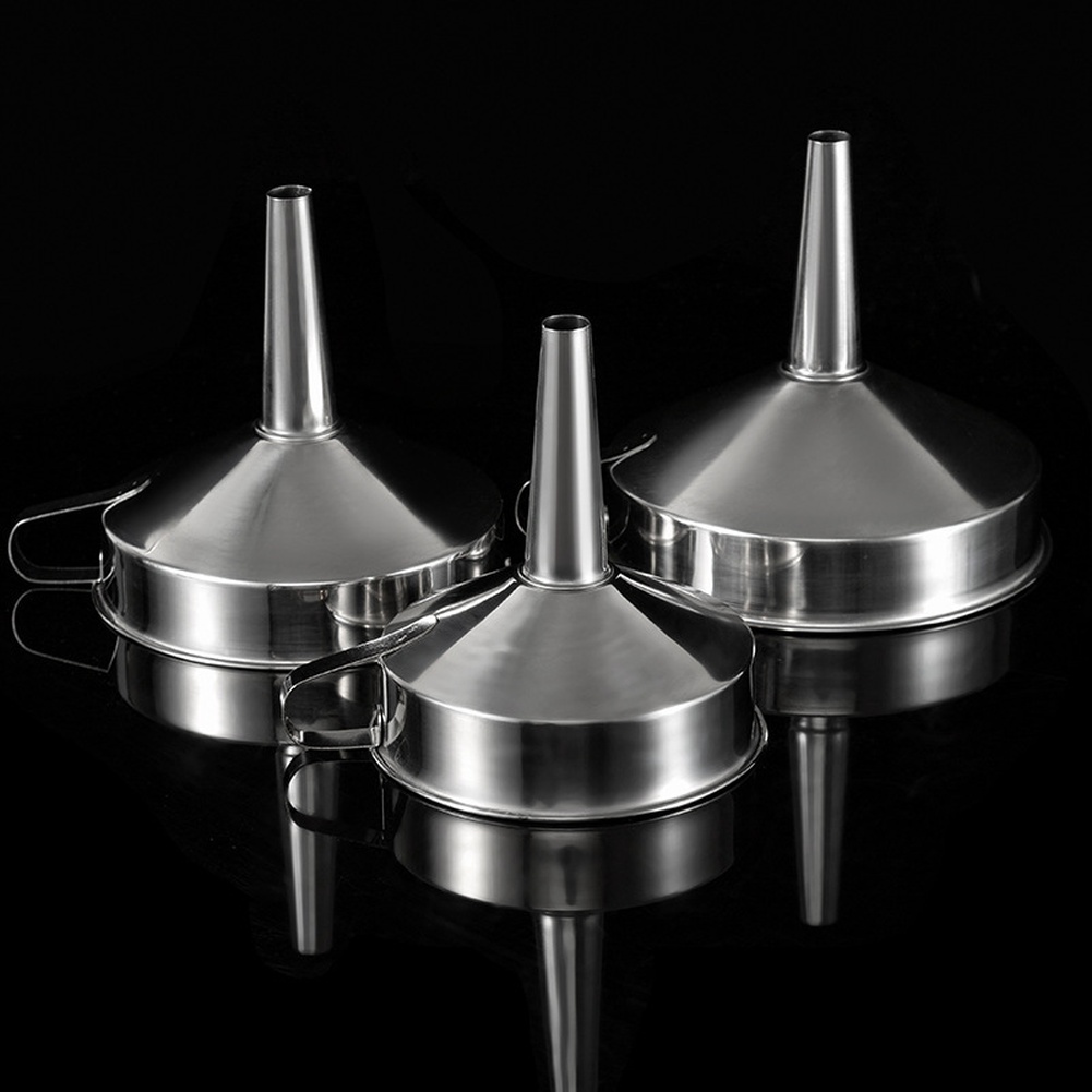 Kitchen Gadgets And Accessories - 1 Stück Edelstahl-Öltrichter mit breiter Öffnung,