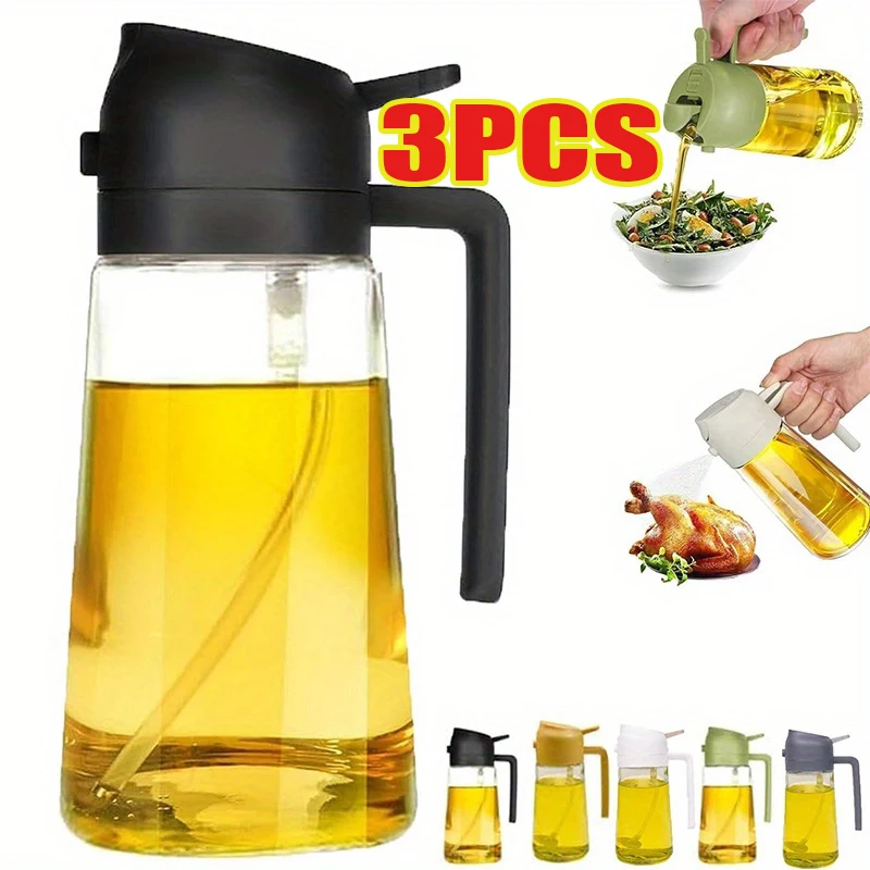 Kitchen Gadgets Oil Spray - Ölspray 2-in-1 Kunststoff Haushalt Küche Ölsprühflasche