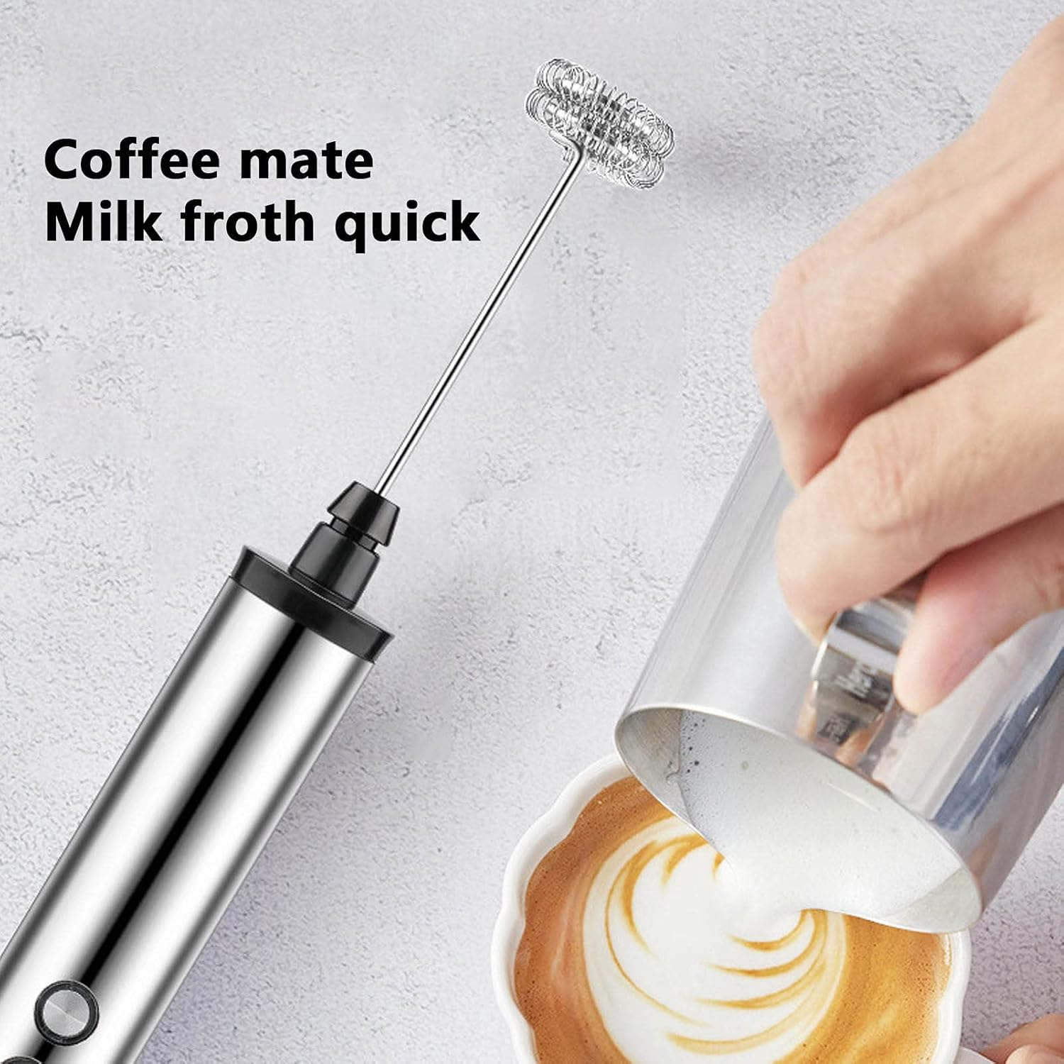 Kitchen Gadgets Products - Magpie 3-in-1 Handmixer Elektrischer Milchaufschäumer Getränkemixer