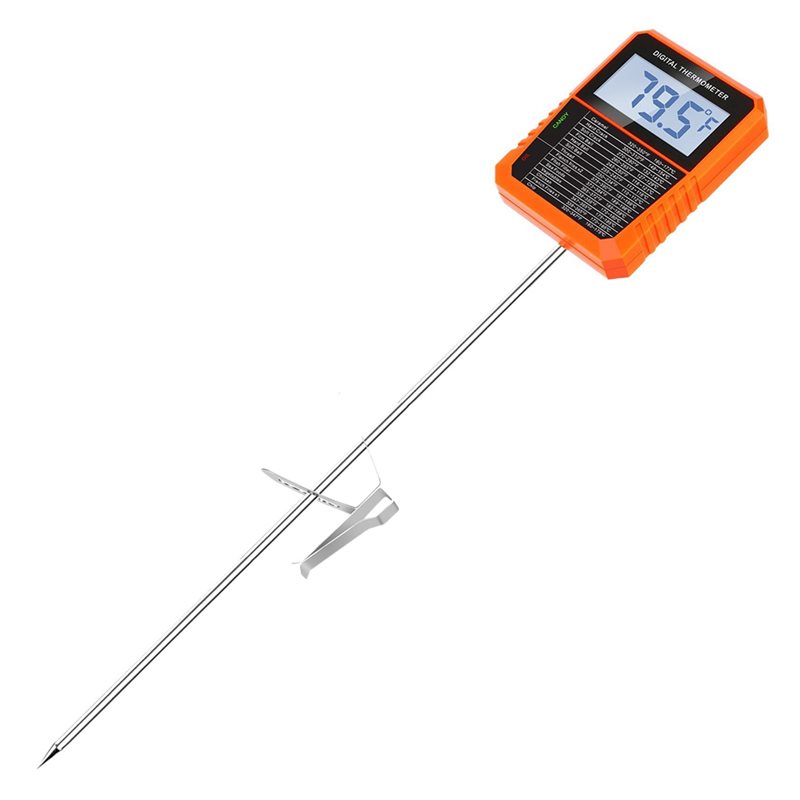 Instant Read Thermometer - Y42A-TP510 Digitales Thermometer, wasserdicht, mit Topfclip,