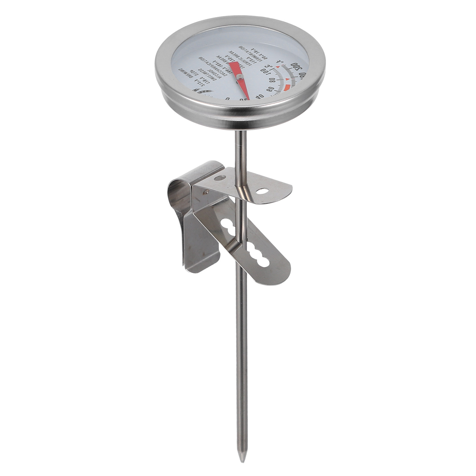 Instant Read Thermometer - 304 Edelstahl Abnehmbare Getränkethermometer-Sonde Tragbares Sofortablesungs-Lebensmittelthermometer