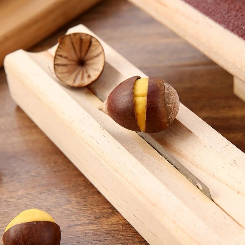 Kitchen Gadgets Save Time - Einfaches Kastanien-Cracker- und Schäler-Werkzeug – spart