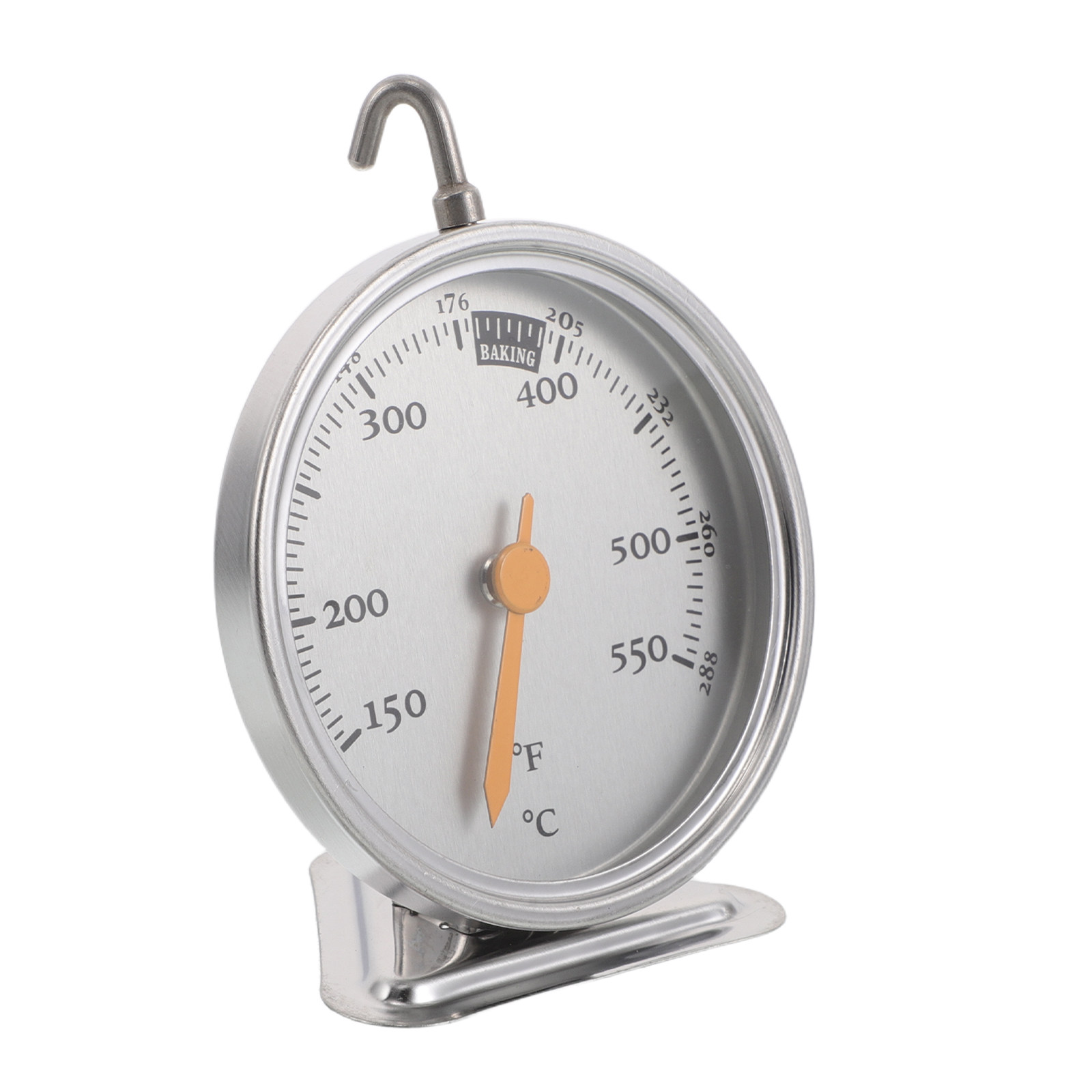Instant Read Thermometer - Ofenthermometer aus Edelstahl mit mechanischem Zifferblatt,