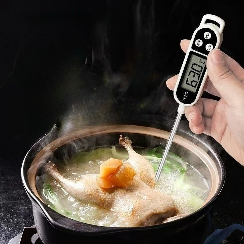 Instant Read Thermometer - 1-teiliges Lebensmittelthermometer, Küchenzubehör, Schlafsaal-Essential, sofort ablesbares