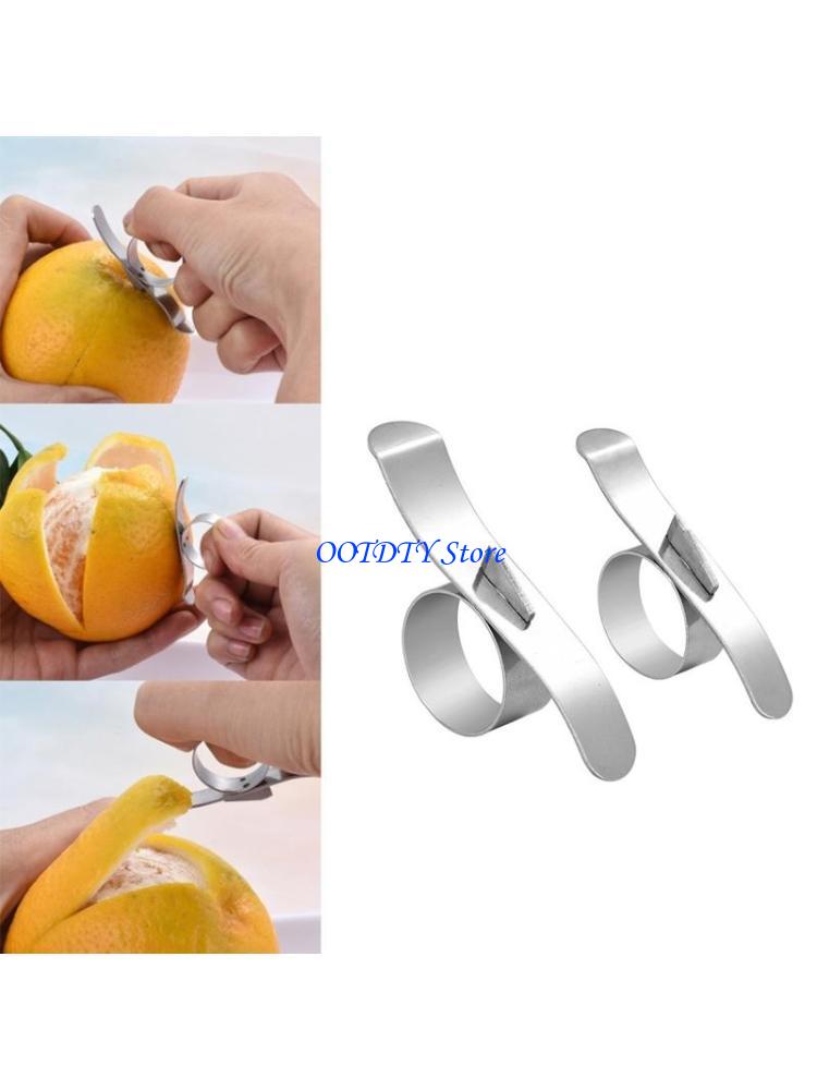 Kitchen Gadgets And Accessories - 367A Edelstahl Kreative Orangenschäler Zitronenschneider Obst