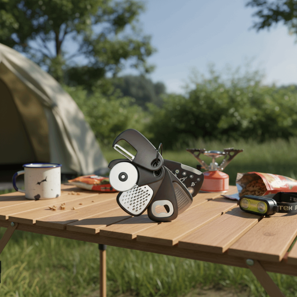 Kitchen Gadgets Needed - Kompaktes Design Camping-Utensilien-Set Platzsparend Komfortabler Griff
