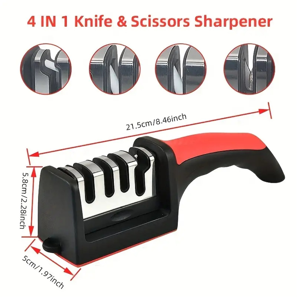 3/4-Segment-Messerschärfer, Mu – Kitchen Gadgets Needed Bewertung und Preis