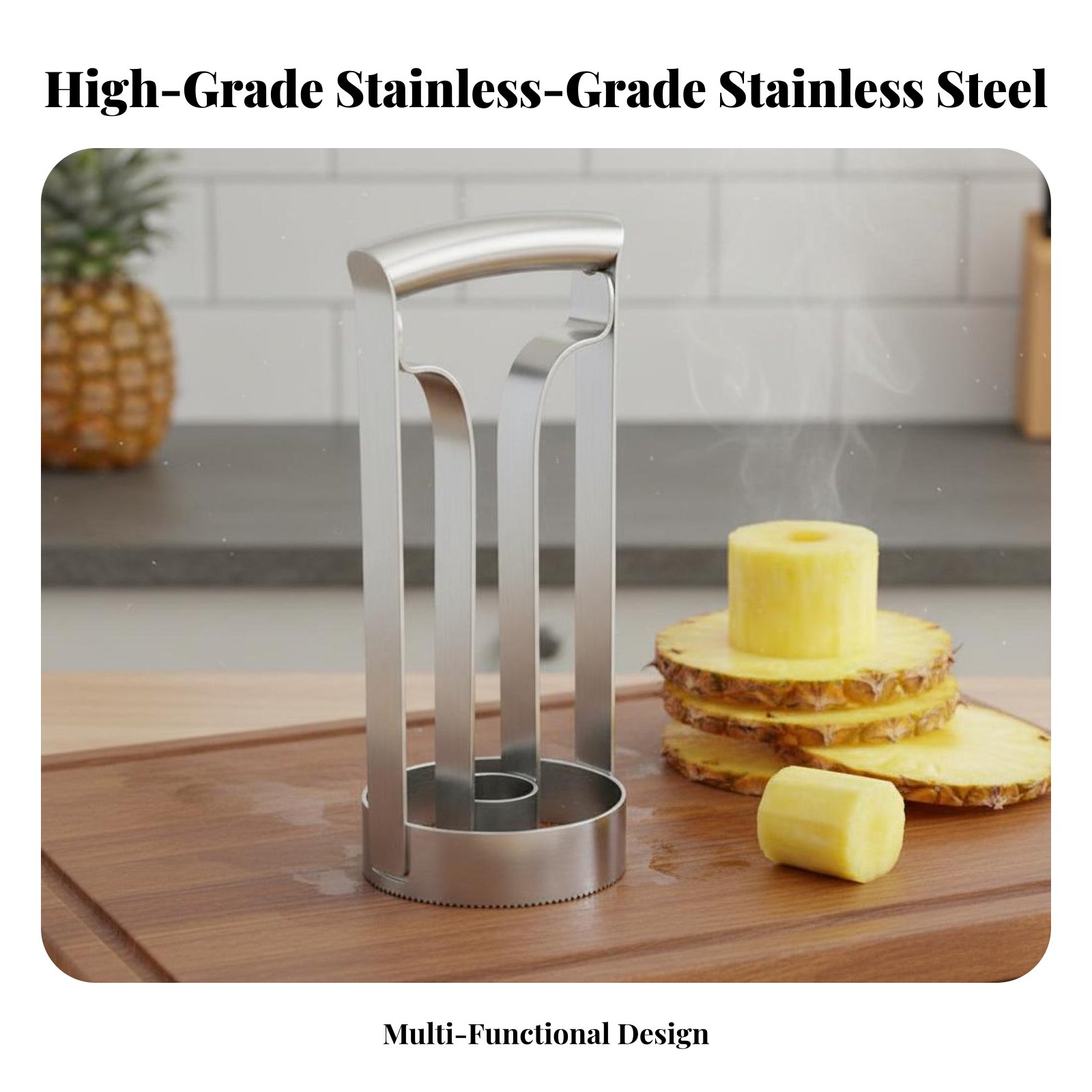 Edelstahl-Ananasschneider, Leb – Kitchen Gadgets Save Time Bewertung und Preis