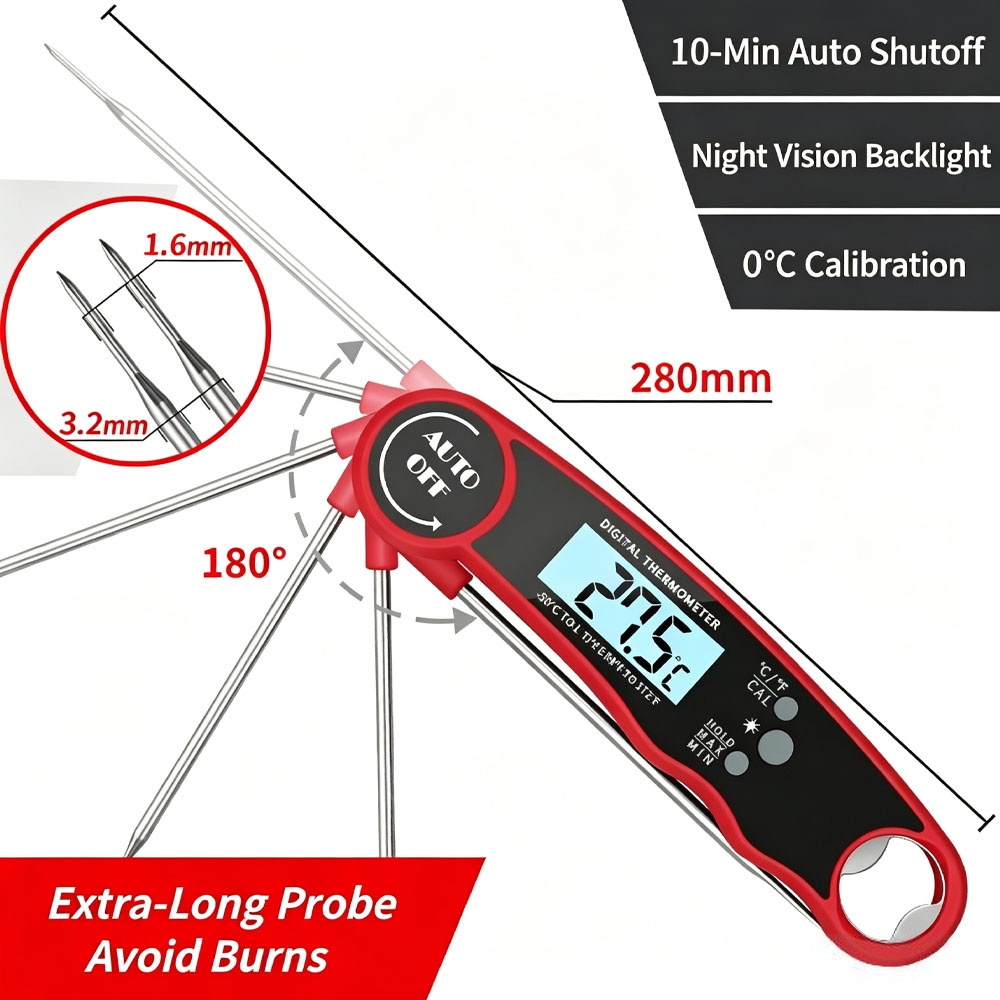 Digitales Fleischthermometer – – Instant Read Thermometer Bewertung und Preis